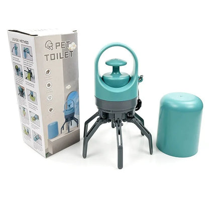 Portable Dog Waste Management Tool with Built-In Garbage Bag - Handheld, No-Touch Pooper Scooper for Outdoor Use