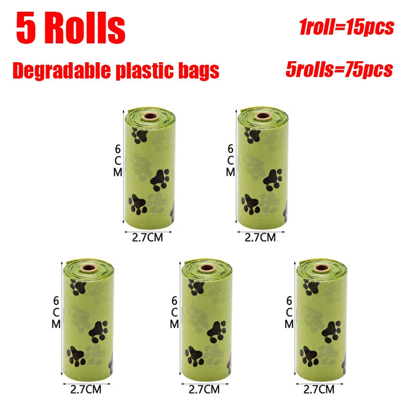 Portable Dog Waste Management Tool with Built-In Garbage Bag - Handheld, No-Touch Pooper Scooper for Outdoor Use