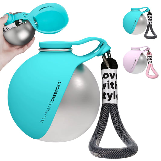 Portable Water Bottle for Dogs & Cats - Leak-Proof & Compact Dog Travel Water Bottle -Stainless Steel Bottle & Silicon